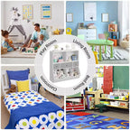 Organizador de almacenamiento de juguetes de 3 niveles con cajones y 4 cubículos - Librería infantil independiente para sala de juegos, guardería, jardín de infancia