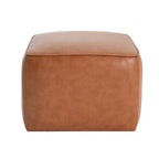 Puf cuadrado decorativo tapizado moderno