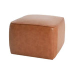 Puf cuadrado decorativo tapizado moderno