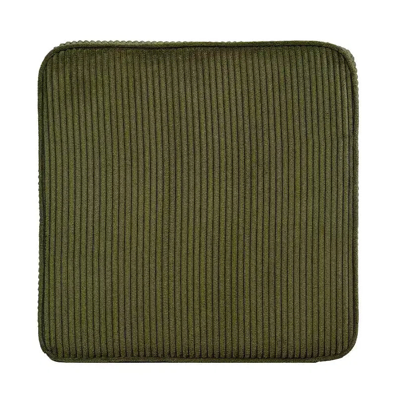 Puf cuadrado decorativo tapizado moderno