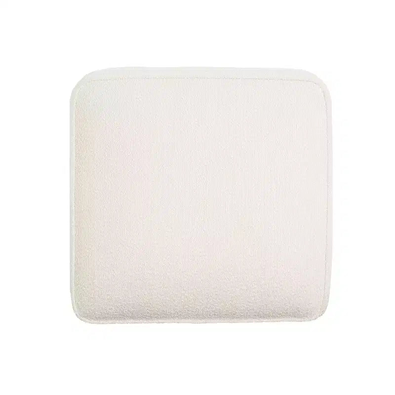 Puf cuadrado decorativo tapizado moderno