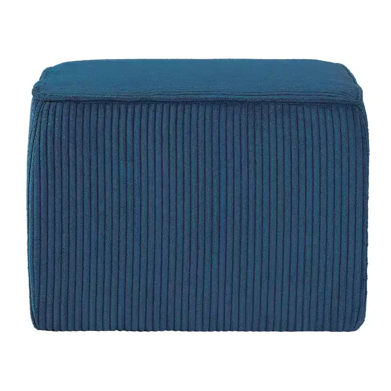 Puf cuadrado decorativo tapizado moderno