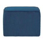 Puf cuadrado decorativo tapizado moderno