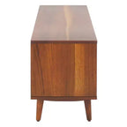 Mueble de TV abierto con 4 estantes - Acacia natural
