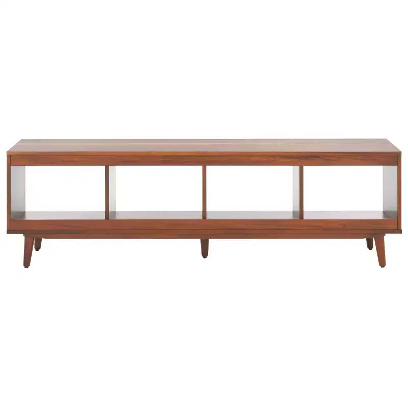 Mueble de TV abierto con 4 estantes - Acacia natural