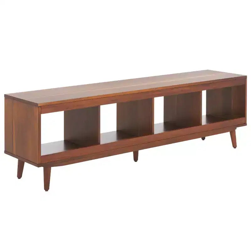 Mueble de TV abierto con 4 estantes - Acacia natural