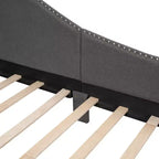 Sofá cama tapizado individual con cabecero y apoyabrazos