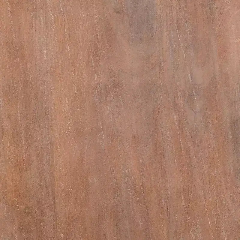 Mesa de centro de madera en forma de tambor de 35.5 pulgadas con base de diseño de tablones
