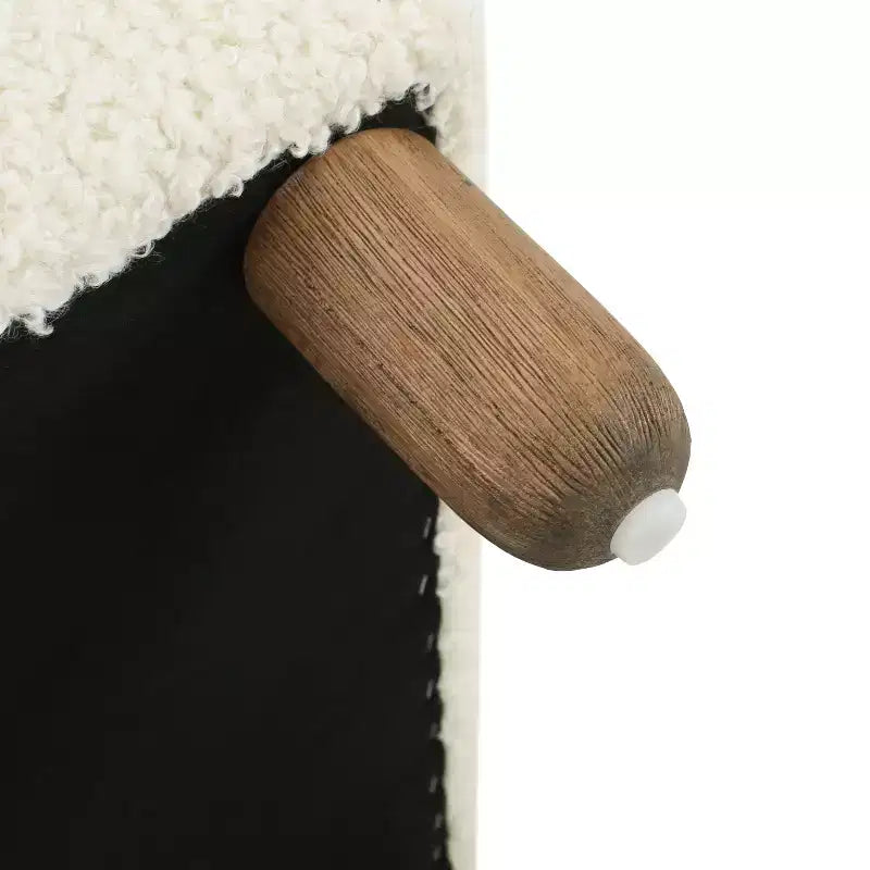 Cómodo banco otomano tapizado con patas de madera, taburete rectangular extralargo para dormitorio, entrada, pasillo