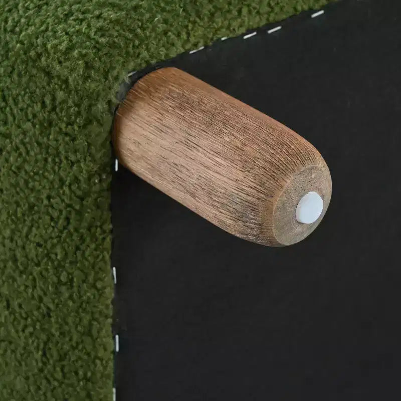 Cómodo banco otomano tapizado con patas de madera, taburete rectangular extralargo para dormitorio, entrada, pasillo