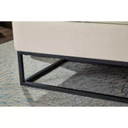 58.6 Banco otomano de almacenamiento de terciopelo con botones capitoné, tapizado, base de metal, reposapiés, banco de cama para recibidor y dormitorio