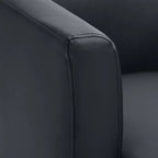 Sillón moderno de 27.36 de ancho con giro, sillón decorativo cómodo y suave con base gruesa, silla para sala de estar o dormitorio.