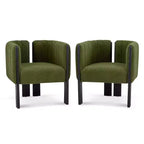 Sillas de comedor modernas y elegantes de bouclé con patas de madera, sillas auxiliares para salas de estar, sillas elegantes para cocina o comedor