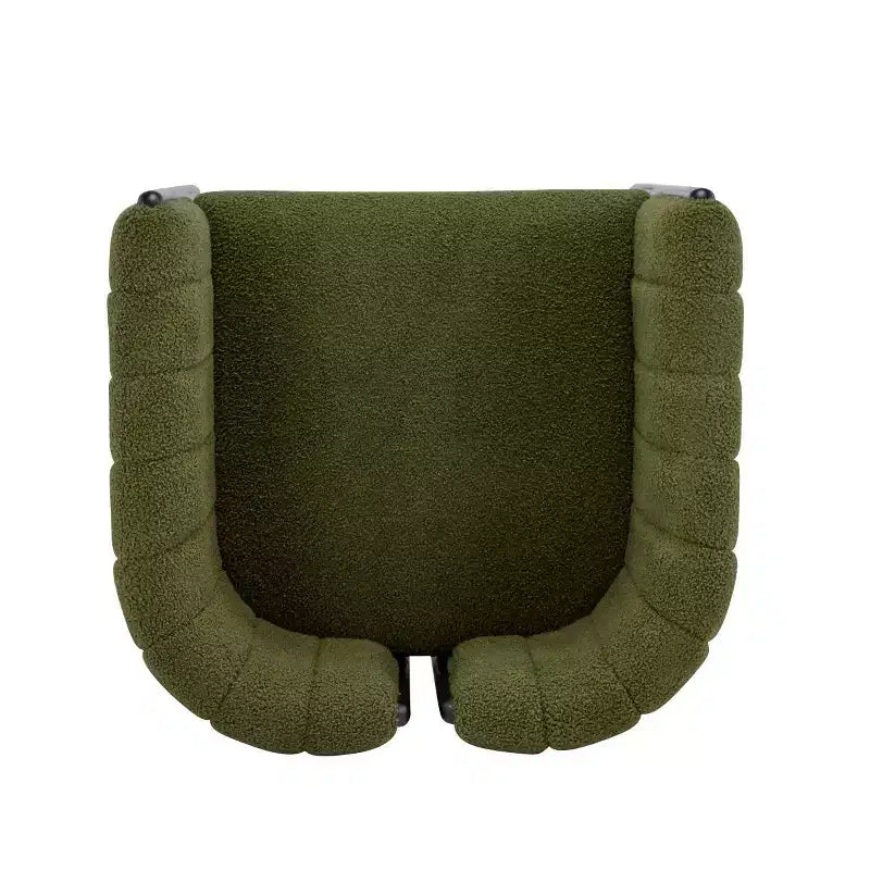 Sillas de comedor modernas y elegantes de bouclé con patas de madera, sillas auxiliares para salas de estar, sillas elegantes para cocina o comedor