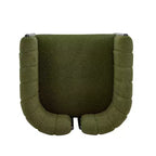 Sillas de comedor modernas y elegantes de bouclé con patas de madera, sillas auxiliares para salas de estar, sillas elegantes para cocina o comedor