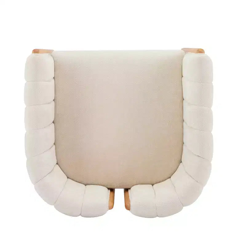 Sillas de comedor modernas y elegantes de bouclé con patas de madera, sillas auxiliares para salas de estar, sillas elegantes para cocina o comedor