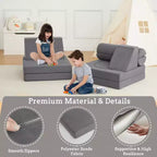 Sofá infantil de espuma suave, sofá para niños, piscina de bolas para niños y niñas, para dormitorio, sala de juegos,