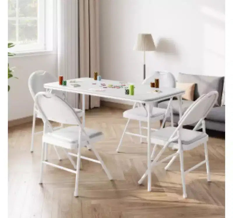 Mesa rectangular plegable de poliuretano,