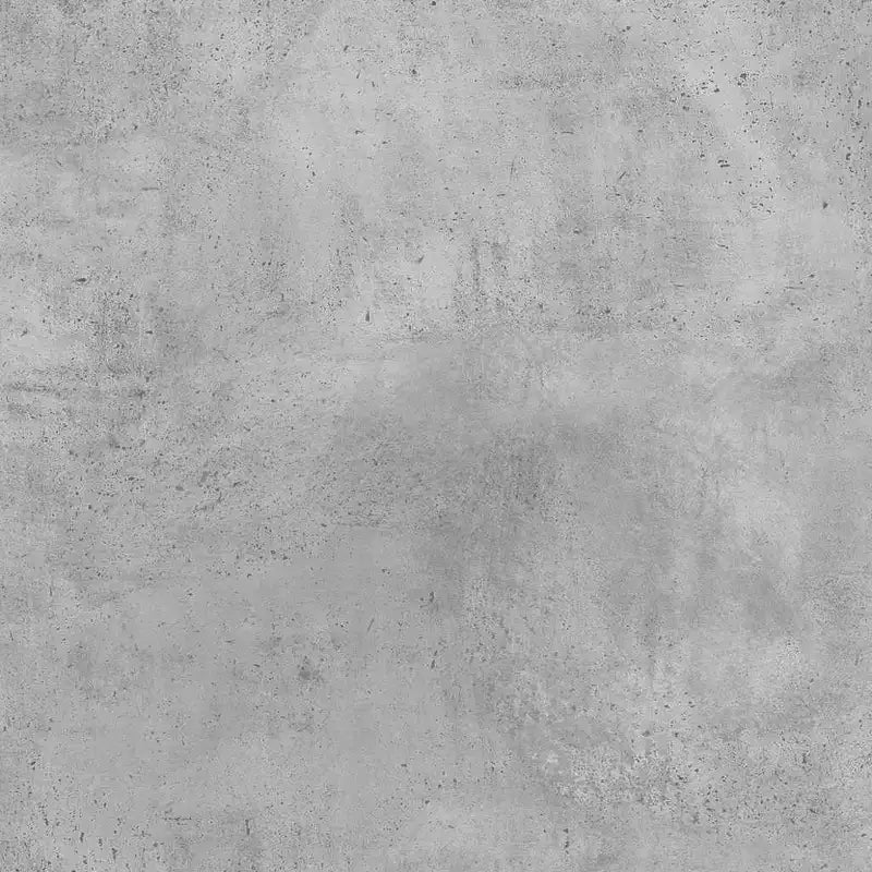 Estante de pared de hormigón gris de madera técnica, mediano, montado en la pared